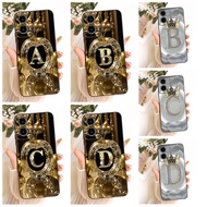 For Motorola Moto G34 Casing XT2363-2 XT2363-3 Fashion Crown Letters Soft Silicone Shockproof Cover 