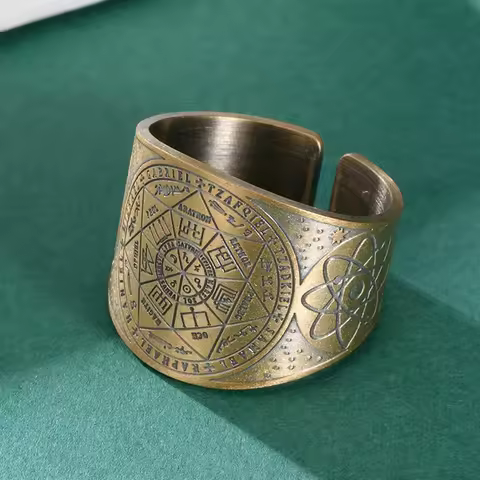 Lilith Symbol The Secrets of King Seal of The 7 Archangels Six Pointed Star Protection Ring Metatron