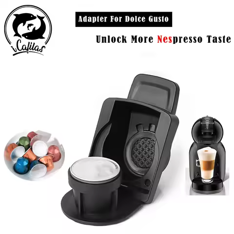 New Upgrade Adapter For Dolce Gusto With Original Nespresso Capsule Transform Holder Of Disposable P