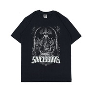 Metal t-shirt Satanic Distro t-shirt Men Women Black SIXCISSORS 666 BATSATS