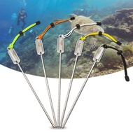 [blesiya21] Underwater Diving Pointer Stick Non Slip Clear Scale Hand Lanyard Diving