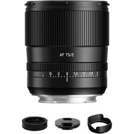 AF TTArtisan 75mm f2 Lens (Full Frame). Genuine products, - Sony E, Nikon Z, Lumix S mount