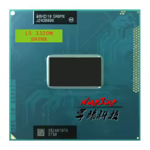 Intel Core i5-3320M i5 3320M SR0MX 2.6 GHz Used Dual-Core Quad-Thread CPU 3M 35W Socket G2 / rPGA988