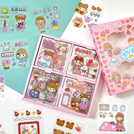 5 SET Stiker Tempelan LUCU IMUT imoet MOMO HUNAM Stiker Deco Cute Gift Tema Korea Momo Sticker Tumbl