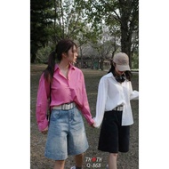 Women's wide-leg, high-waisted, high-waisted jean shorts, 4 colors with belt. Thick, soft denim shor