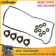 Engine Valve Cover Gasket Set Fit 2.4L For Honda CR-V Accord ILX K24W5 K24W1 K24V6 K24V4 2.4L L4 GAS