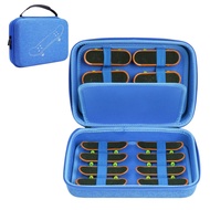 YouKnow Fingerboard Case, Travel Carrying Case for 16 PCS Teck Deck Ultra DLX Finger Skateboards (Bl