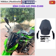Z900 z1000 windshield, z900 front windshield, ADV z900 windshield, z900 accessories, mbiker