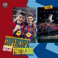 Fc Barcelona Supercopa Photocard