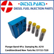 4-Pack Diesel Plunger Fuel Pump Elements 131152-7320 A210 Plunger and Barrel Assembly 9413610114 for