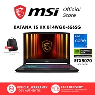 MSI Katana 15 HX Gaming Laptop - Intel Core i7 Processor - NVIDIA GeForce RTX5070 - 15.6" QHD 165Hz 