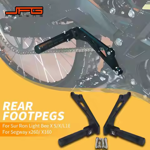Rear Foot Pegs Pedal Bracket For Sur Ron Light Bee X S/X/L1E Segway X260/X160 Electric Dirt Bike Fol