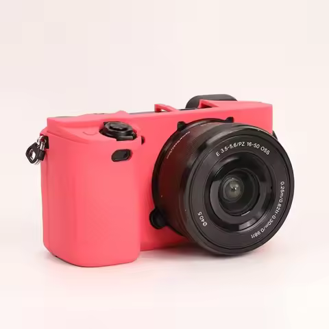 Camera Cover Protector Silicone Case, For Sony A6100 A6300 A6400 Camera Case Silicone Protection + f