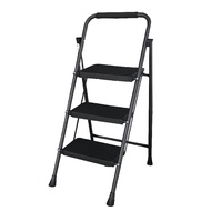 [特價]家用止滑三階踏板鐵梯-加強穩定版