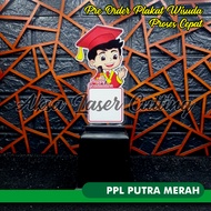 [Akrilik 3mm] PLAKAT WISUDA PIALA WISUDA souvenir wisuda paud/TK bahan akrilik