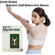 [Hello Birdie] 95% UV Protection Women's Golf Bolero Arm Sleeve Hello Birdie Ice Silk Golf Arm Stock