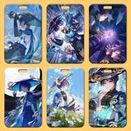 Esnv Genshin Wanderer Luggage Tag Boarding Pass Consignment Pass Bank Card Holder Bus Card Holder Su