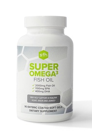 Super Omega 3 Fish Oil Capsules Highly Concentrated 2000mg Omega 3 | Sustainably Sourced Alaskan Pol