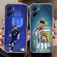 J-10 Messi TPU Case for OPPO A57 A77S A57S A36 A76 A77 Realme 9i
