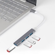 Hud type C splitter to 4 usb 3.0 ports for PC Laptop Phone high speed alloy