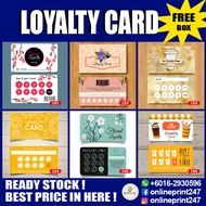 Loyalty Card, Thank You Card, Member Card Printing (2 Side Print) (FREE BOX)