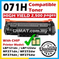 Compatible to Canon Cartridge 071 07H CRG071H CRG071 Canon LBP 121dn 122dw MF 271dn 272dw MF 274dn 2