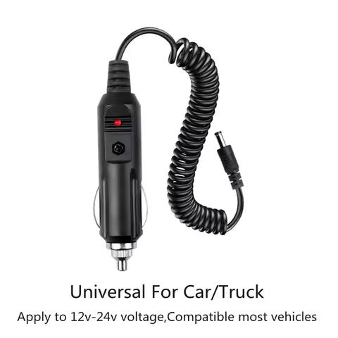 Radio Car Charger For Walkie Talkie DC 12V-24V E 3.0a For Baofeng Two Way Radio UV-5R UV-5RE UV-82 C
