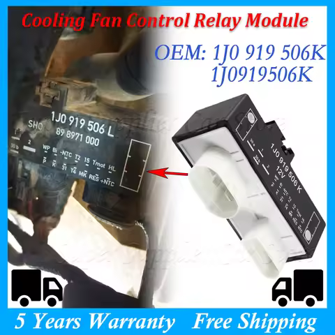 1PC New Car Radiator Cooling Fan Control Relay Module For VW Audi A3 TT Golf Jetta POLO Beetle MK4 B
