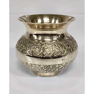 Brass Pooja Kalash / Lota for Temple & Home Rituals – Traditional Pooja Pot (Size - 3x3 Inch | 1 Pc)