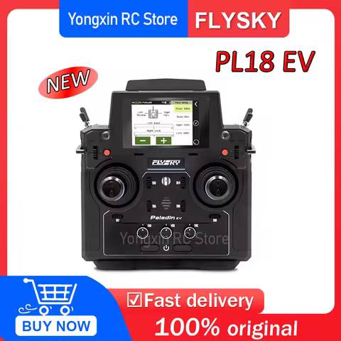 Flysky 2.4G 18CH PL18EV Transmitter Radio System w/ FGR12B FGR8B Receiver 3.5Inch TFT Touch Screen F