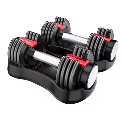 Most Popular Smart Free Weights Set of 25lb Dumbbell Adjustable Holder Adjustable Dumbbell