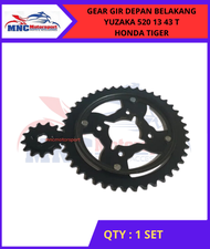 GEAR GIR DEPAN BELAKANG YUZAKA 520 13 43 T HONDA TIGER