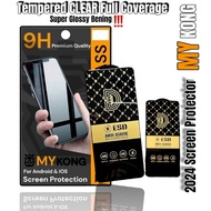 2024 Tempered ORIGINAL MY KONG CLEAR INFINIX GT 10 PRO Note 30 30PRO 12-2023 12 12i 12Pro 12 VIP 12 G96 11 11S 11Pro 10 10Pro 8 Temperd Bening Full Cover Ful List Hitam Black ORI Glass Kaca Anti Dust ESD Bekas sidik Jari S 4G 5G NFC i 2022 Kingkong Static