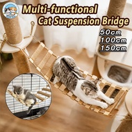 【Multifunctional】Pet climbing ladder, cat bridge steps, hardwood ladder, DIY cat toy, cat apartment