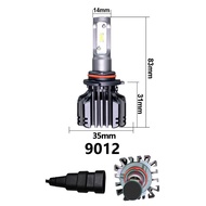 ไฟหน้ารถยนต์ LED รุ่น LC1 ชิพ CSP Y19 แสงคม คัทออฟดี H1 H4 H7 H11 HB3 HB4 HIR2 สีขาว 2 หลอด