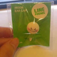 正版line friends moon ear cap