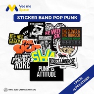 [Contents 15 PCS] Pop Punk Indo Band Stickers| Punk Band Stickers | Indonesian Punk Band Helmet Stic