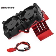 For RC for Car Cooling Fan Kit 540 Motor 3650 3660 3670 Upgrade Fan for RC Car Accessories