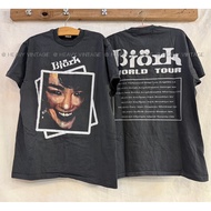 BJORK WORLD TOUR Bio Wash Bootleg vintage shirt heavy