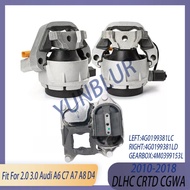 1x Engine Motor Gearbox Mount Bracket Left or Right Fit 2.0 3.0 L 10-18 For Audi A6 C7 A7 A8 D4 3.0T