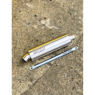 RISOVIC EXHAUST TYPE DUCK EXHAUST 35CM LENGTH 4 INCH TUBE INLET 50 UNIVERSAL