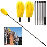 Gutter Cleaning Tools from The Ground, 8.2ft Gutter Cleaner with 2 Gutter Cleaning Brush, Roofing To