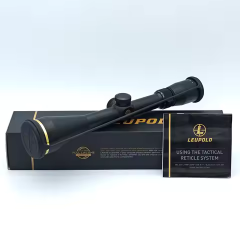 Tactical Rifle Scope Featuring Wide Field of View 4.5-14X40/4.5-14X50 Duplex Reticle Tailored for Hu