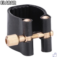 ELARA‌R ​Clarinet Ligature​, ​Plastic Cap​ PU ​Ligature Fastener​, Black Mouthpiece Cover​ ​Clarinet