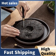 Bamboo Round Tea Tray, Tea Cake Accessories Tea Tray, Tea Ceremony Accessories Bamboo Tea Tray Bambo