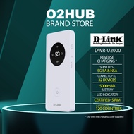 D-Link DWR-U2000 5G NR SA &amp; NSA / 4G LTE 5000mAh Portable MiFi Wireless WiFi Modem Router Dual Band 2.4Ghz 5Ghz Travel