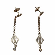 HERMES 愛馬仕 GAMBADE H EARRINGS 18K 耳環 PG