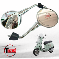 กระจกมองหลัง ทรงกลม สำหรับ Vespa Sprint Primavera 150 GT GTS GTV 50 125 200 250 300 300ie กระจกมองข้