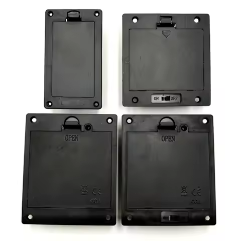 10pcs/lot 2x 3x 4x 1.5V AA Rectangular Embedded Batteries Holder Storage Box Case 2 3 4 Slots AA Bat