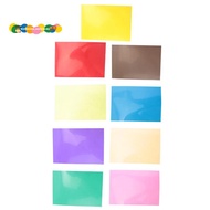 9Pcs Gel Light Filter Lighting Gel Filter for Film,Video,Photo,Stage (Multicolor)